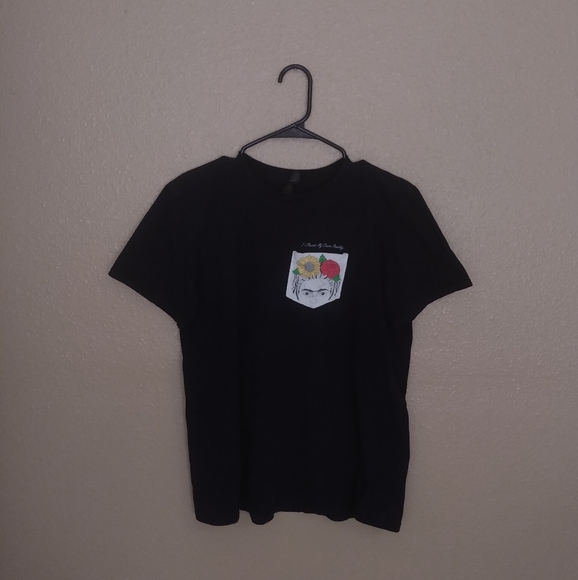 Unbranded Tops - Frida Kahlo Black T-Shirt